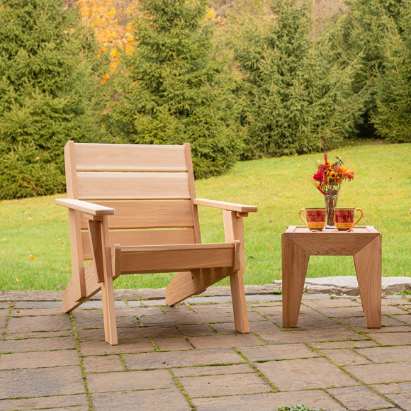 Pacific Modern Outdoor Chair - Pure Aura Saunas 